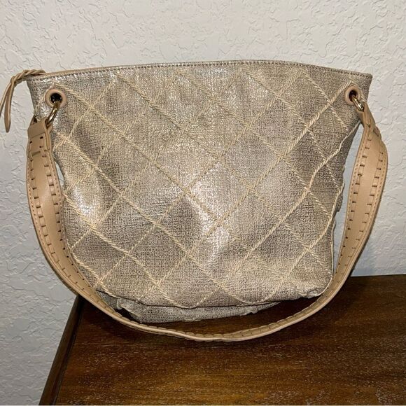 Sondra Roberts Squared Braided Shoulder Purse Bag - Picture 1 of 6